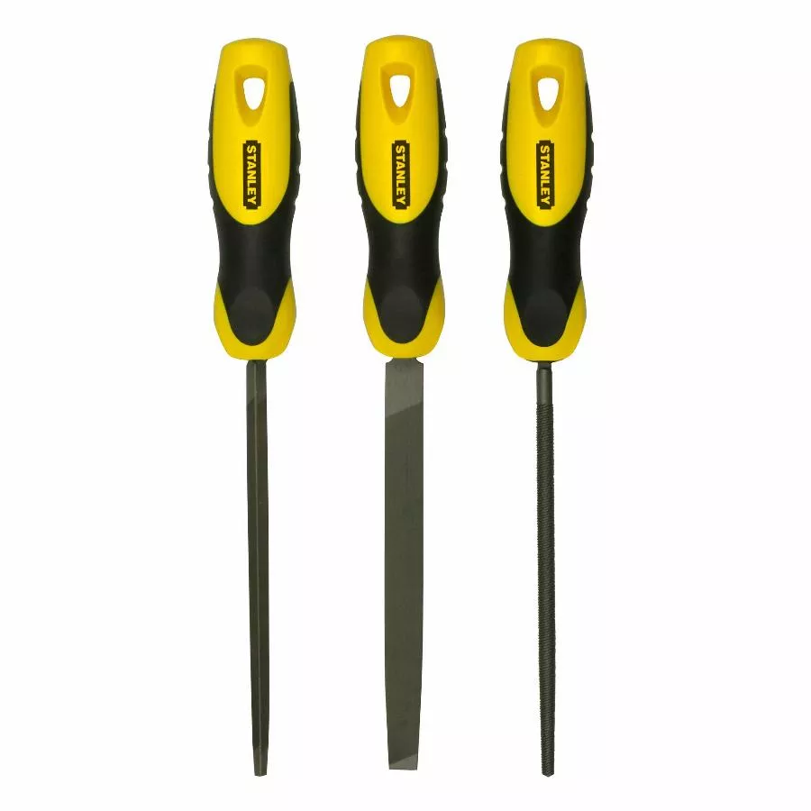 Stanley Limes Batardes 150mm - Jeu De 3pieces - 0-22-445 1 Stanley Limes Batardes 150mm - Jeu De 3pieces - 0-22-445