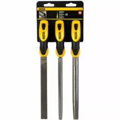 Stanley Limes Mi-douces 200mm - Jeu De 3pieces - 0-22-464