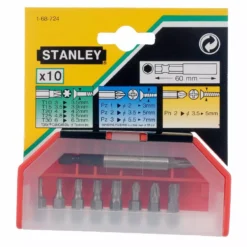 Stanley Embouts De Vissage - Jeu De 10pieces - 1-68-724