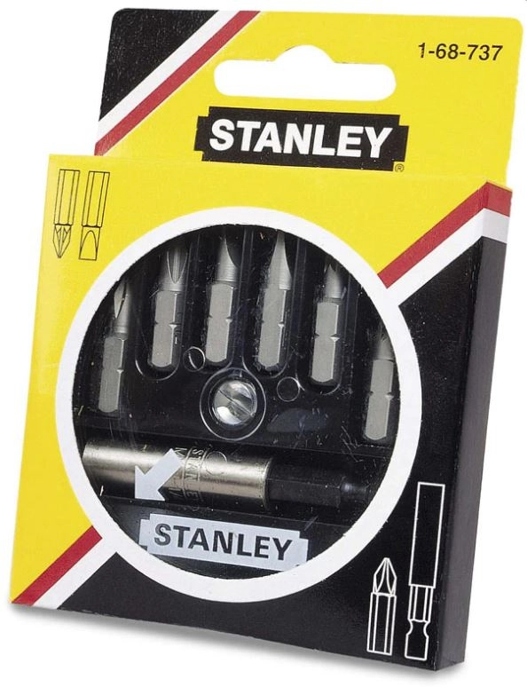 Coffret D'embouts De Vissage STANLEY - Jeu De 7 Pièces - 1-68-737 1 Coffret D'embouts De Vissage STANLEY - Jeu De 7 Pièces - 1-68-737