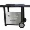 Chariot Pour Plancha 1 Ou 2 Feux - Tablettes Coulissantes - Epoxy - DSAP001