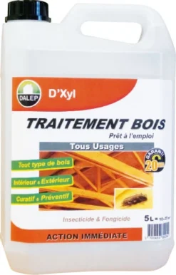 Traitement Bois D'XYL DALEP Tous Usages Bidon De 5 Litres - 310005