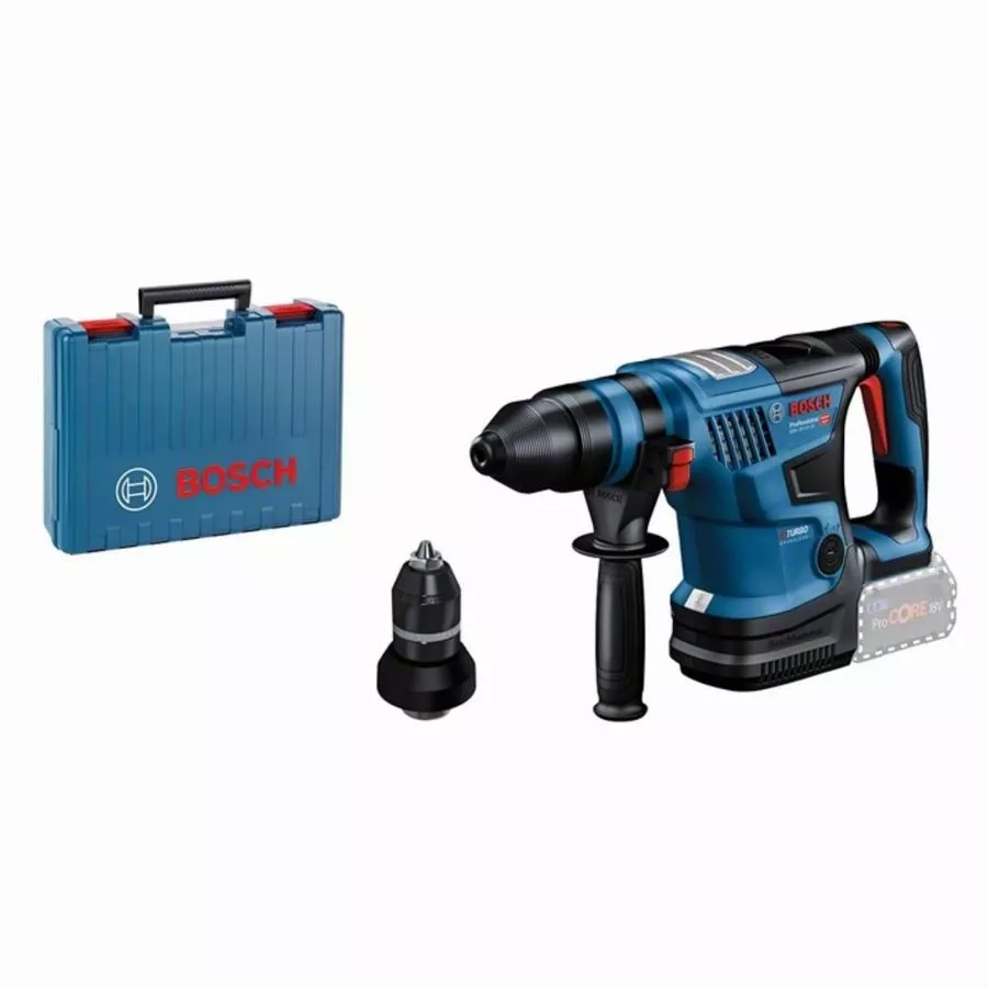 Perforateur BOSCH BITURBO GBH 18V-34 CF - SDS-Plus - Sans Batterie, Ni Chargeur - 0611914001 1 Perforateur BOSCH BITURBO GBH 18V-34 CF - SDS-Plus - Sans Batterie, Ni Chargeur - 0611914001