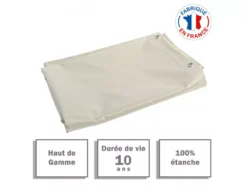 Bâche PVC Pergola 680 Gr/M² TECPLAST Ivoire 3.5 X 4.5 M - PR1442