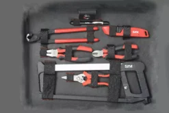 Valise Trolley + 136 Outils SAM OUTILLAGE Fermeture à Clé - CP-136N -Toit Outils Pro cp 136n 02