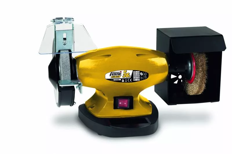 Touret Polisseuse Meule/brosse Ø150 Mm Monophasé 450 W BG36N FEMI - 8120322 1 Touret Polisseuse Meule/brosse Ø150 Mm Monophasé 450 W BG36N FEMI - 8120322