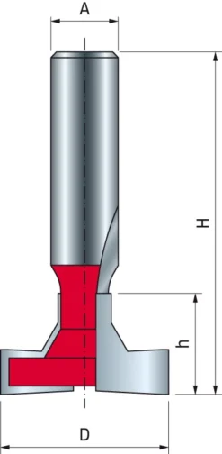 Mèche En T FREUD - Ø30 H18/61 Q12 Z2 - F03FR02013 -52-52612P