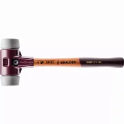 Maillet HALDER SIMPLEX TPE Moyen Avec Boîtier En Fonte Malléable Et Manche En Bois - D=40 Mm - 3003.040