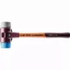 Maillet HALDER SIMPLEX TPE Souple / Caoutchouc Chargé Avec Boîtier En Fonte Malléable Et Manche En Bois - D=60 Mm - 3013.060