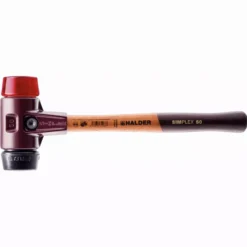 Maillet HALDER SIMPLEX Caoutchouc Chargé / Plastique Avec Boîtier En Fonte Malléable Et Manche En Bois - D=60 Mm - 3026.060