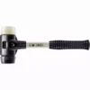 Maillet HALDER SIMPLEX Caoutchouc Chargé / Nylon Avec Boîtier En Fonte Malléable Renforcée Et Manche En Fibre De Verre - D=60 Mm - 3728.060