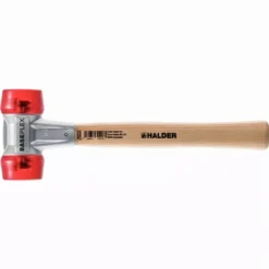 Maillet BASEPLEX, Acétate De Cellulose / Acétate De Cellulose Avec Boîtier En Zinc Moulé Et Manche En Bois - D=50 Mm - 3906.050