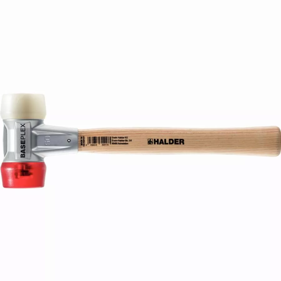 Maillet BASEPLEX, Nylon / Acétate De Cellulose Avec Boîtier En Zinc Moulé Et Manche En Bois - D=40 Mm - 3968.040 1 Maillet BASEPLEX, Nylon / Acétate De Cellulose Avec Boîtier En Zinc Moulé Et Manche En Bois - D=40 Mm - 3968.040