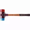 Maillet HALDER SIMPLEX TPE Souple / Plastique Avec Boîtier En Fonte Malléable Et Manche En Bois - D=30 Mm - 3016.030