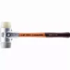 Maillet HALDER SIMPLEX TPE Moyen / Nylon Avec Boîtier En Aluminium Et Manche En Bois - D=50 Mm - 3138.050