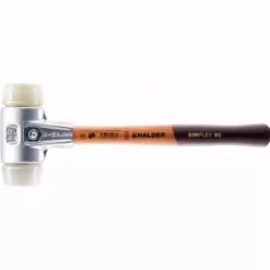 Maillet HALDER SIMPLEX Superplastique / Plastique Avec Boîtier En Aluminium Et Manche En Bois - D=30 Mm - 3178.030