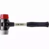 Maillet HALDER SIMPLEX TPE Moyen / Plastique Avec Boîtier En Fonte Malléable Renforcée Et Manche En Fibre De Verre - D=50 Mm - 3736.050