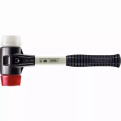 Maillet HALDER SIMPLEX Plastique / Superplastique Avec Boîtier En Fonte Malléable Renforcée Et Manche En Fibre De Verre - D=30 Mm - 3767.030