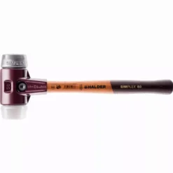Maillet HALDER SIMPLEX Superplastique / Métal Doux Avec Boîtier En Fonte Malléable Et Manche En Bois - D=40 Mm - 3079.040