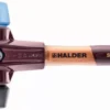 Maillet HALDER SIMPLEX TPE Souple / Caoutchouc Chargé Avec Boîtier En Fonte Malléable Et Manche En Bois - D=80 Mm - Manche Extra-court - 3012.082