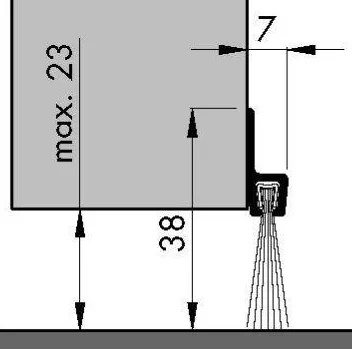 Bas De Porte Profilé à Brosse IBS39 ELTON - 2.50ml - 0308303D 2 Bas De Porte Profilé à Brosse IBS39 ELTON - 2.50ml - 0308303D – Image 2