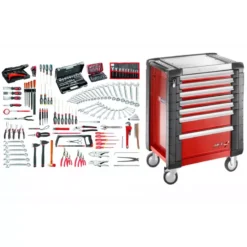Sélection Mécanicien 200 Outils B-D3E FACOM - JET7.M140A -Toit Outils Pro jet7m140a selection maintenance industrielle 200 outils et servante 7 tiroirs