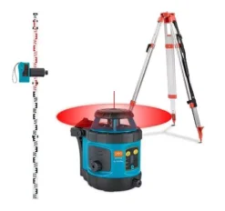 Pack Laser Rotatif Automatique EL 515 Plus GEO FENNEL + Trépied + Mire - D1005-S02 -Toit Outils Pro moa40365