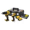 Pack Perceuse Visseuse à Percussion + Visseuse à Chocs 18V 1,7Ah Powerstack DEWALT - DCK2062E2T-QW
