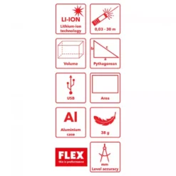 Télémètre Laser ADM 30 Smart FLEX - 504.599 -Toit Outils Pro telemetre laser adm 30 smart flex 1