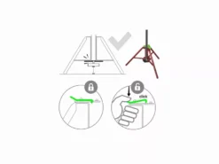 Trépied PIHER EtaiTop - 300 Kg Max - 34050 -Toit Outils Pro trepied 1
